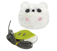 Whoasyst Hanging Squeaky Cats Toy with Simulation Sounds for Cats Engaging Indoor Cats Exercise Chasing Plush Animal Toy