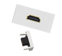 Whoasyst HDTV Female to Female Socket Connector Module for Wall Face Plate Easy Installation Home Theater Accessories Hdtv Connector Accessory