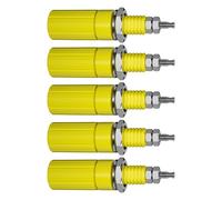 Whoasyst High Conductivity Binding Post Connector 4mm Banana Socket Terminals For Speak Panel & Professional Sound Systems Professional Sound Connectors