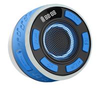 Whoasyst IPX6 Waterproof Bluetooth-compatible Shower Soundbar Suction Cup Design for Shower and Pool Color LED Lights Bathroom Shower Soundbar