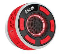 Whoasyst IPX6 Waterproof Bluetooth-compatible Shower Soundbar Suction Cup Design for Shower and Pool Color LED Lights Bathroom Shower Soundbar