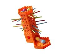 Whoasyst Kids Puzzle Game Wooden Stick Stacking Toy Promotes Logical Thinking and Social Interaction for Preschooler Entertaining Concentration Training Toy