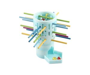 Whoasyst Kids Puzzle Game Wooden Stick Stacking Toy Promotes Logical Thinking and Social Interaction for Preschooler Entertaining Concentration Training Toy