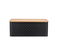 Whoasyst Large Metal Bread Organizer Box Kitchen Tall Holder With Lid Space Saving Storage Bins For Countertop Bread Loaf Storage Container