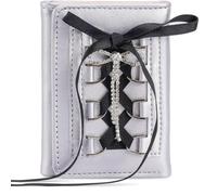 Whoasyst Modern Ballet Strap Ladies Wallet Card Holder Practical PU Leather Lightweight Coin Purse Daily Use Accessory Lightweight Travel Friendly Wallet