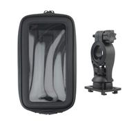 Whoasyst Motorcycle Handlebar Mount Cellphone Stand Waterproof Motorbike Phone Bag With USB Port Mount Holder USB Charging Function