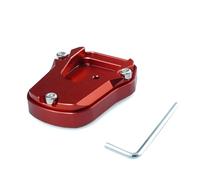Whoasyst Motorcycle Kickstand Extender Foot Side Stand Extension Pad Plate Enlarged Base Aluminum Bracket for NS125 NX125 Pads of Pain for Men Cleansing Body Non Slip High Cushions Motorcycle