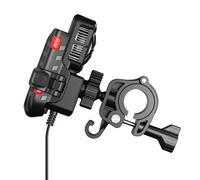 Whoasyst Motorcycle Phone Mount Holder with Semiconductor Cooling Technology for Long Rides and Hot Weather Conditions Semiconductor Cooling Stand