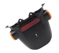 Whoasyst Motorcycle Short Rear Mudguard License Plate Holder Rack Assembly for Spring Sprint 150, PP Scooter Rear Bracket Splashes Guard with License Plate Mount