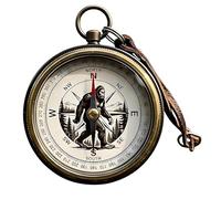 Whoasyst Multifunctional Small Compasses with Accurate Bearing Metal Texture Suitable for Wilderness Exploration Portable Size Outdoor Guidance Tool