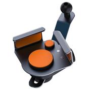 Whoasyst Multiple Angles Adjustable 17mm Aluminum Car Phone Holder 360 Degree Rotation Not Shake Phone Mount For Curved Consoles Not Scratch Curved Screen Holder