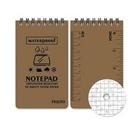 Whoasyst Notepad Write in the Rain Notebook Waterproof Stone Paper Pocket All-Weather Memos Tear-resistant