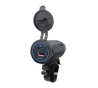 Whoasyst PD Type C QC3.0 Socket Outlet Adapter 12V 24V with Switch Fast Charging for Car Boat Motorbike Truck Usb Car Quick for Cars Battery Portable