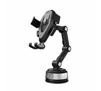 Whoasyst Phone Mount For Car Center Console Stack Super Adsorption Holder On-board Suck Clamp Bracket Hand-Free Cell Phones Holder For Hand Grip Car Vent Bed Long-arm Mount Suction