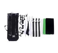 Whoasyst Photo Studio Lighting Kit 2x3M Background Support System Backdrop Light Bulb