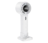 Whoasyst Portable Handheld Fan USB Rechargeable Speed (1-100) Adjustable Cooling With Digital Display Electric Home And Office Fan