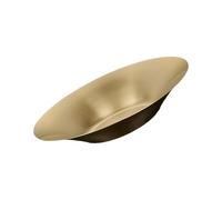 Whoasyst Practical Nonrust Steel Serving Platter Rustproof Circular Design Kitchens Dining Essential Round Serving Plate Food Grade Nonrust Steel Dish