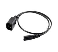 Whoasyst Practical Power Cable C14 to C7 Conversion Cord Male to Female Cable for Room