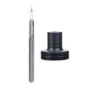 Whoasyst Precise Watch Repair Oil Pen 0.4x0.2mm/0.3x0.1mm Optional Tips with Stable Base for Smoothly Watch Gear Lubrication Watchmaker Oil Applicator Tool