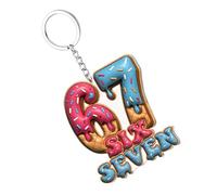 Whoasyst Premium Acrylic Construction Keyring Decoration Feature Popular Online Memes for Long Lasting Use on Various Items Memes Keychain