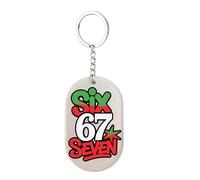 Whoasyst Premium Acrylic Construction Keyring Decoration Feature Popular Online Memes for Long Lasting Use on Various Items Memes Keychain