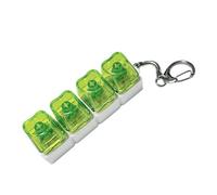 Whoasyst Pressable Heart Molded Keychain Stress Palliative with Brighten Function for School Addons Lovely Heart Keychain Pressable Desk Toy with Glowing Light