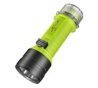 Whoasyst Professional Diving Flashlight Underwater Flashlight Dive Light Waterproof LED Torches Aluminum Alloy Texture for Diving Strong Beam Underwater Light