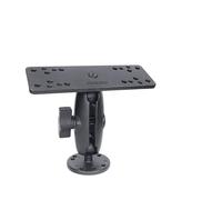 Whoasyst Quick Release Fish Sonar Holder Strong Metal Component Multiple Angles Boat Accessories Stable General Fish Finder Bracket