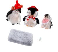 Whoasyst Realistic Squeeze Penguins Simulation Reborns Doll Toy for Sensory Stress Relief and Safe Role Play for Kids Penguins Toy for Kids Parenting Game