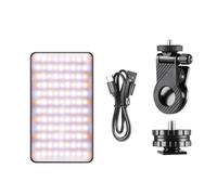 Whoasyst Rechargeable Aluminum Mixture Photography Light 2500K 9000K Color Extent Attractive Mount For VIDEO BLOG Live Broadcasting Live Broadcasting Light