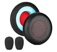 Whoasyst Reducing Ear Pads and Microphone Cover Windscreen for Poly 7300 7310 7320 7410 & Easy Installation Ear Cushions Replacement