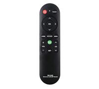 Whoasyst Replacement Screen Remote RM-V20E Black Handheld Controller with OK, Home, Return, Source, Channel and Set Buttons for Family Media Areas Infrareds TVs Remote Control