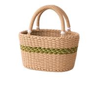 Whoasyst Resilient Knotted Pattern Carry All Bin for Shore Visits House Organization or Wall Decor Stylish Storage Solution