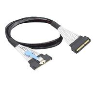 Whoasyst Secure Shielding SASs MCIO5.0 124P 16X Cable Quick Connectings Design for Financial and Research Institutions Fast Speed Server Data Cable