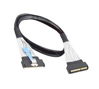 Whoasyst Secure Shielding SASs MCIO5.0 124P 16X Cable Quick Connectings Design for Financial and Research Institutions Fast Speed Server Data Cable