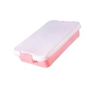 Whoasyst Sensory Bin Sand Tray with Lid Handle Toy Storage Organizers for Children Beach Activity Vacation Travel Kids Toy Storage Box