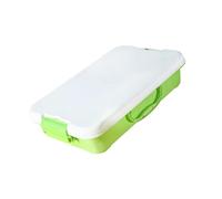 Whoasyst Sensory Bin Sand Tray with Lid Handle Toy Storage Organizers for Children Beach Activity Vacation Travel Kids Toy Storage Box