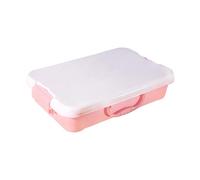 Whoasyst Sensory Bin Sand Tray with Lid Handle Toy Storage Organizers for Children Beach Activity Vacation Travel Kids Toy Storage Box