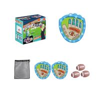 Whoasyst Set of 2 Glowing Paddles and 3 Sticky Globes Highlighting Modifiable Wrist Belts Permanent Outdoor Game Three Thousand All Epochs Backpacking Promotes Family Outdoor Fun