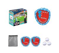 Whoasyst Set of 2 Glowing Paddles and 3 Sticky Globes Highlighting Modifiable Wrist Belts Permanent Outdoor Game Three Thousand All Epochs Backpacking Promotes Family Outdoor Fun