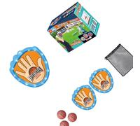 Whoasyst Set of 2 Glowing Paddles and 3 Sticky Globes Highlighting Modifiable Wrist Belts Permanent Outdoor Game Three Thousand All Epochs Backpacking Promotes Family Outdoor Fun