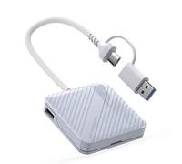 Whoasyst Slot USB 3.1 Card Reader with 5 Slot for Cards and Extra USB Port for Accessories Multiple Card Reader C