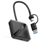 Whoasyst Slot USB 3.1 Card Reader with 5 Slot for Cards and Extra USB Port for Accessories Multiple Card Reader C