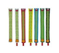 Whoasyst Soft Lined Golfs Club Protectors Driver Fairways Wood Cover PU Leather Headcover Various Weather Training Gear Durability Golf Head Cover