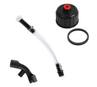 Whoasyst Spill Resistant ABS Fuels Filling Hose Set Smooth Flows Safe Design for VP Tanks and Motorcycles Dirt Bike Quick Refueling ABS Coal Transfer Hose