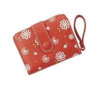 Whoasyst Student Friendly PU Wallet with Cartoon Patterns Practical Construction Multiple Slots for Organized Storage Coin Organizers