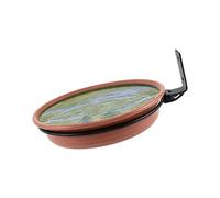 Whoasyst Sturdy Curved Shape Bird Feeding Tray Wall Hanging Artistic Zone Saving Great for Watching Birds on Patio or Garden Garden Bird Feeder