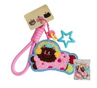 Whoasyst Stylish Stuffed Plush Bag Charm Bags Pendant Keychain Enhancing The Appeal Of Purses And Keys For Everyday Adventures Student Backpack Decors