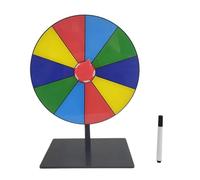 Whoasyst Tabletop Prize Turntable Erasable Reusable Fortunes Wheel Draws Roulette Tabletop Lottery Machine Turntable Prize Spinnings Game