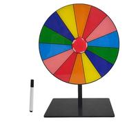 Whoasyst Tabletop Prize Turntable Erasable Reusable Fortunes Wheel Draws Roulette Tabletop Lottery Machine Turntable Prize Spinnings Game